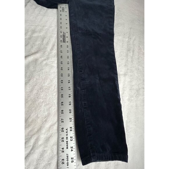 Anthropologie Pilcro High-Rise Skinny Corduroy Pants Size 29 Navy Blue Stretch - Picture 10 of 11